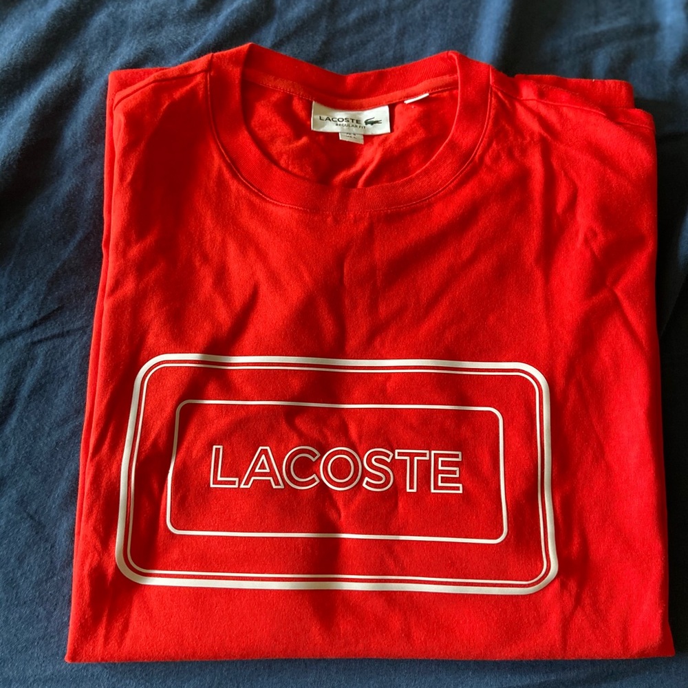 Brand new Lacoste t-shirt
